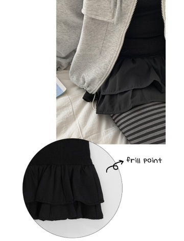 Emomo Frill Tiered Layered Sleeveless
